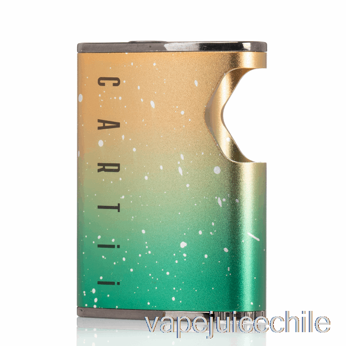 Vape Vhile Dazzleaf Cartii 2 En 1 Giro 510 Hilos Batería Oro / Salpicadura Verde